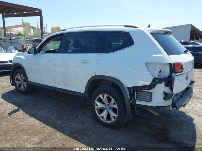 2018 Volkswagen Atlas 2.0T Se VIN: 1V2CP2CA3JC593005 Lot: 39668140