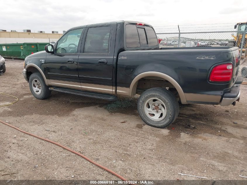 2002 Ford F-150 Lariat/Xlt VIN: 1FTRW08L52KA73330 Lot: 39668161