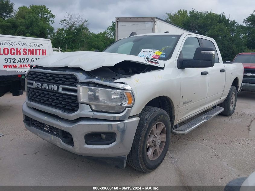 2023 Ram 2500 Big Horn VIN: 3C6UR4DJ9PG553258 Lot: 39668168