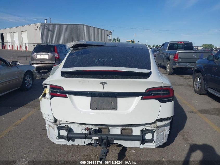 2022 Tesla Model X VIN: 7SAXCAE53NF362626 Lot: 39668175