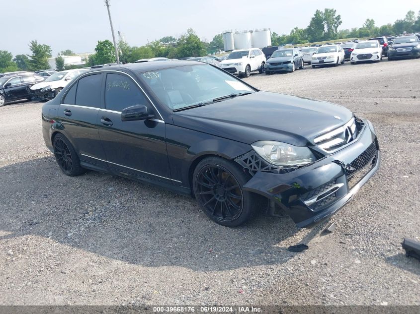 WDDGF8BB0CR207701 | 2012 MERCEDES-BENZ C 300