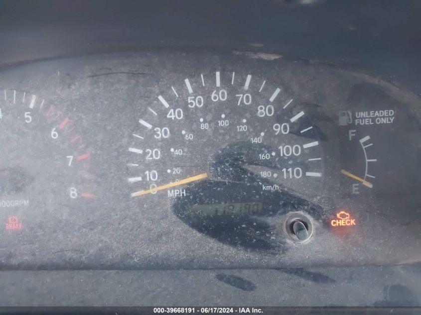 1998 Toyota Tacoma Xtracab VIN: 4TAWN72N6WZ108667 Lot: 39668191