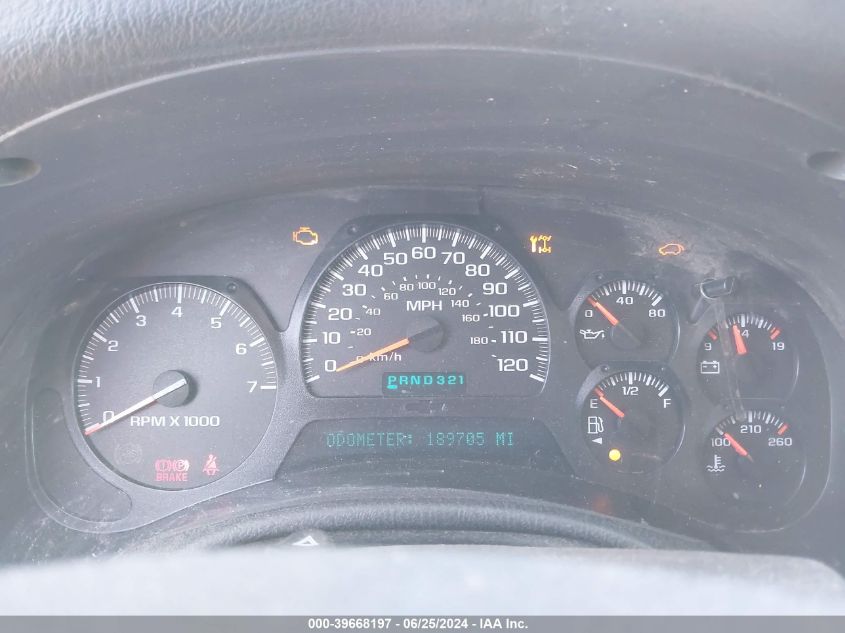 2005 Chevrolet Trailblazer Lt VIN: 1GNDT13S352180184 Lot: 39668197