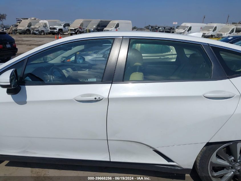 2018 Honda Clarity Touring VIN: JHMZC5F39JC016368 Lot: 39668256