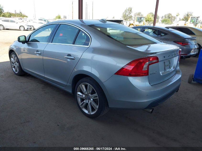 2013 Volvo S60 T5/T5 Platinum/T5 Premier/T5 Premier Plus VIN: YV1612FS5D2221769 Lot: 39668265