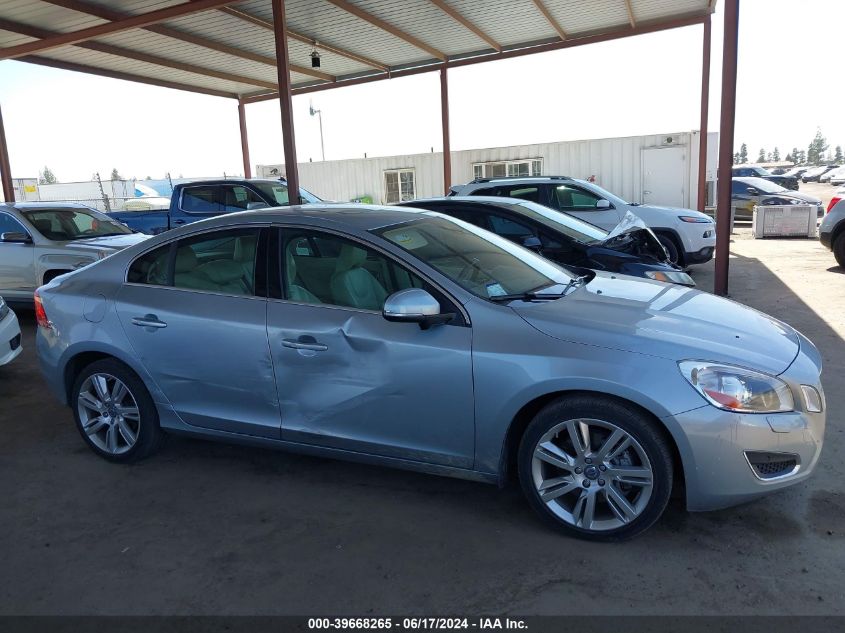 2013 Volvo S60 T5/T5 Platinum/T5 Premier/T5 Premier Plus VIN: YV1612FS5D2221769 Lot: 39668265