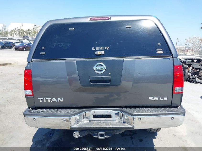 2005 Nissan Titan Le VIN: 1N6AA06B05N517560 Lot: 39668271