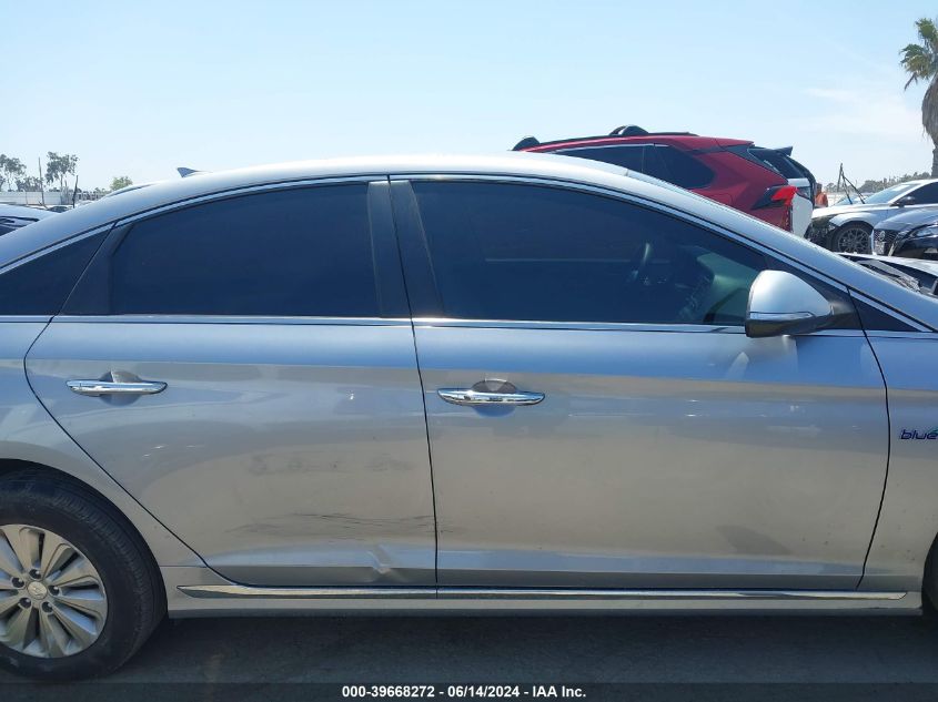 2016 Hyundai Sonata Hybrid Se VIN: KMHE24L16GA040272 Lot: 39668272