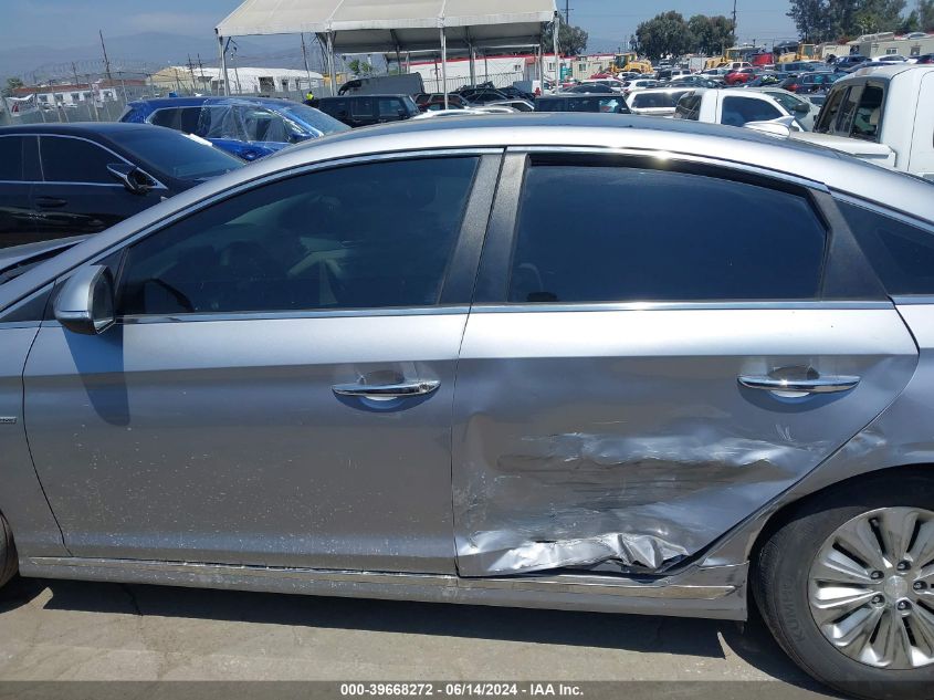 2016 Hyundai Sonata Hybrid Se VIN: KMHE24L16GA040272 Lot: 39668272