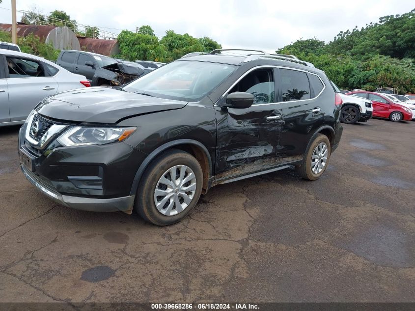 2017 Nissan Rogue S VIN: KNMAT2MT7HP566347 Lot: 39668286