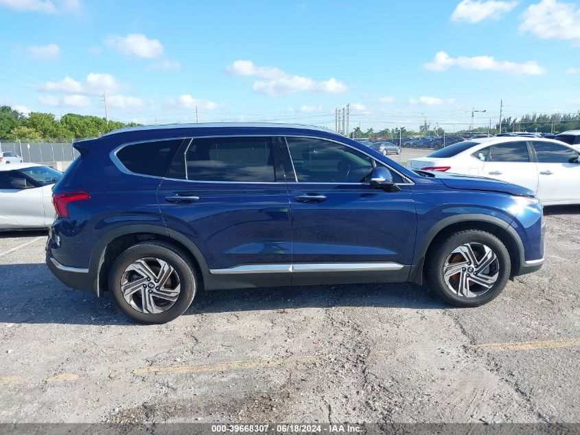 2022 Hyundai Santa Fe Sel VIN: 5NMS34AJ7NH433143 Lot: 39668307