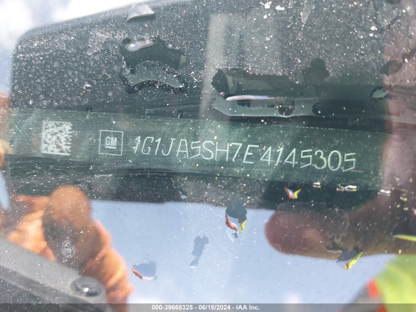 2014 Chevrolet Sonic Ls Auto VIN: 1G1JA5SH7E4145305 Lot: 39668325