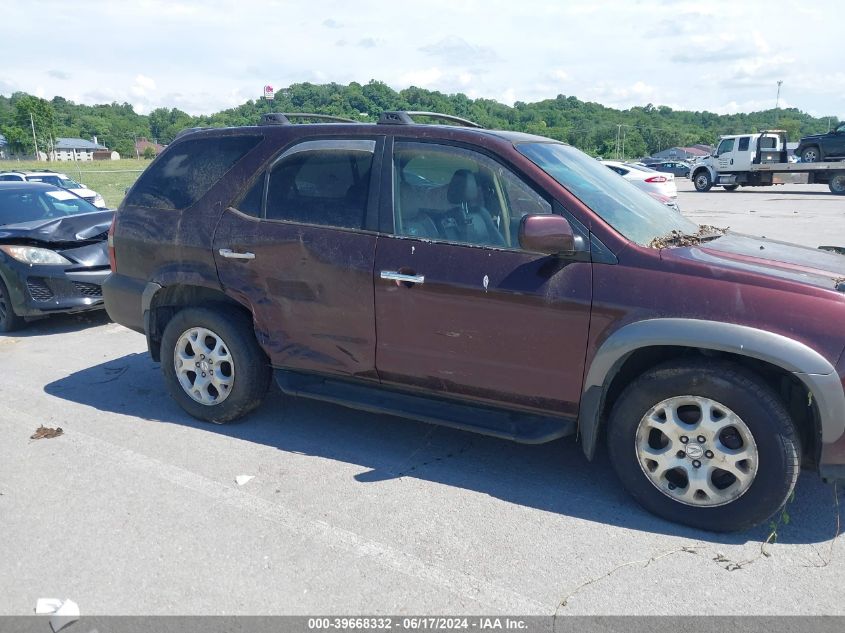 2001 Acura Mdx VIN: 2HNYD18871H539682 Lot: 39668332
