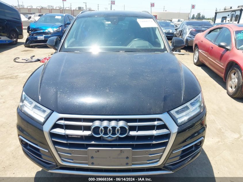 2018 Audi Q5 2.0T Premium/2.0T Tech Premium VIN: WA1CNAFYXJ2125895 Lot: 39668354