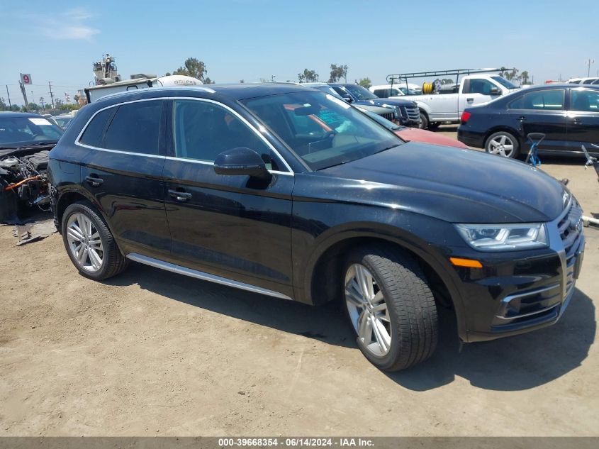 2018 Audi Q5 2.0T Premium/2.0T Tech Premium VIN: WA1CNAFYXJ2125895 Lot: 39668354