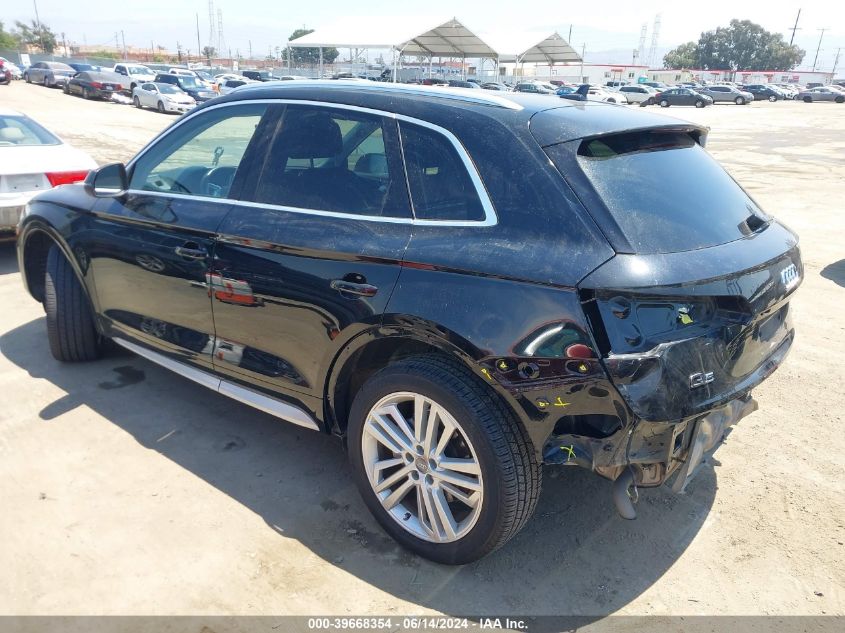 2018 Audi Q5 2.0T Premium/2.0T Tech Premium VIN: WA1CNAFYXJ2125895 Lot: 39668354