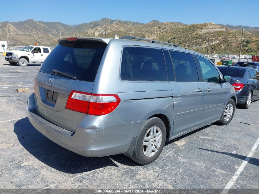 2007 Honda Odyssey Ex-L VIN: 5FNRL38787B069855 Lot: 39668384