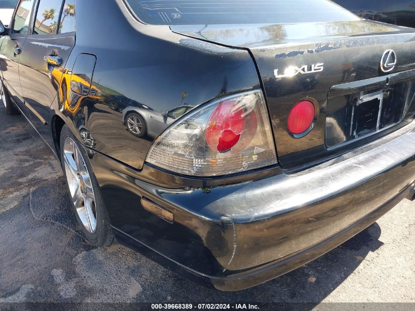 2002 Lexus Is 300 VIN: JTHBD192120054691 Lot: 39668389