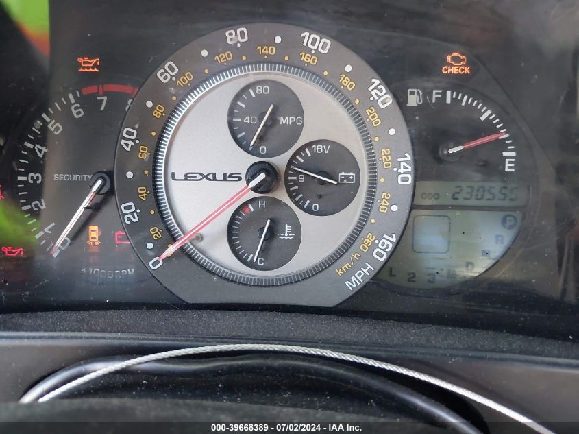 2002 Lexus Is 300 VIN: JTHBD192120054691 Lot: 39668389