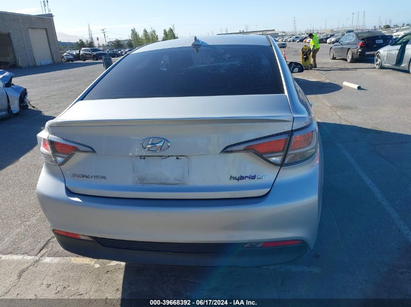 2017 Hyundai Sonata Hybrid Se VIN: KMHE24L32HA063406 Lot: 39668392