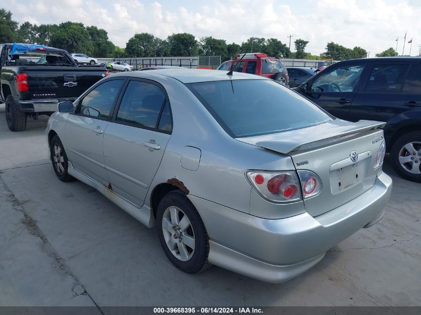 2003 Toyota Corolla S VIN: 2T1BR38E93C100656 Lot: 39668395