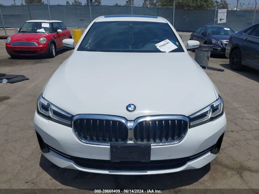 2021 BMW 530I VIN: WBA53BH0XMCF69844 Lot: 39668409