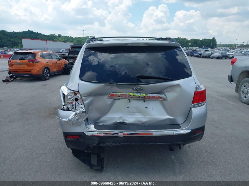 2013 Toyota Highlander Plus/Se VIN: 5TDZK3EH2DS139244 Lot: 39668425