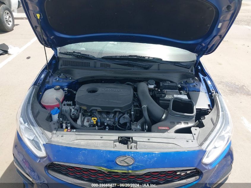 2021 Kia Forte Gt Manual VIN: 3KPF44AC3ME343395 Lot: 39668427