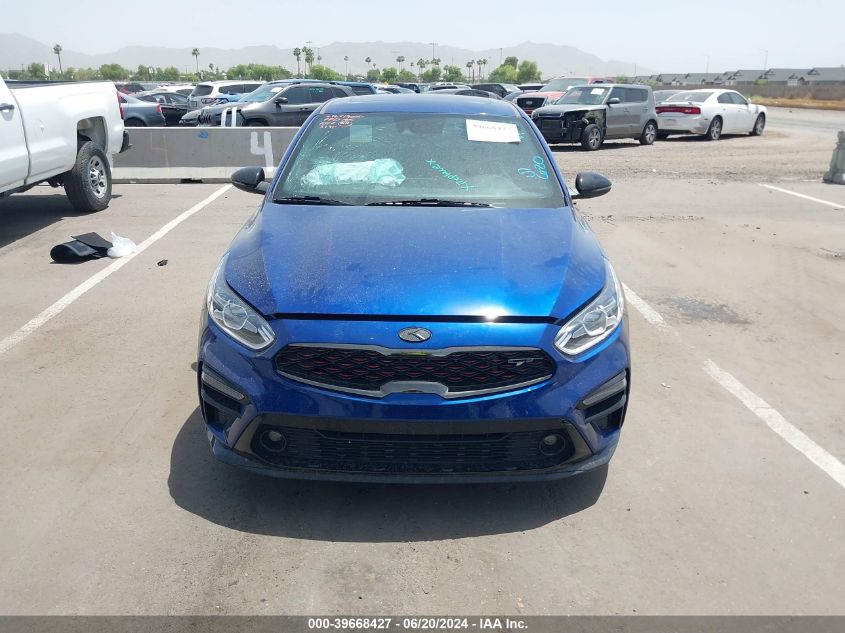 2021 Kia Forte Gt Manual VIN: 3KPF44AC3ME343395 Lot: 39668427