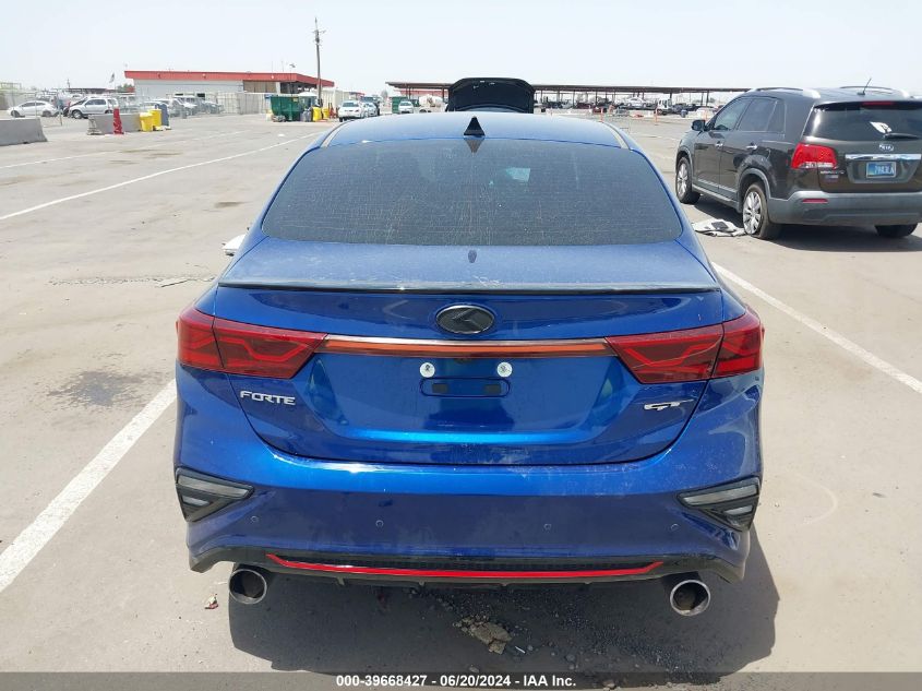 2021 Kia Forte Gt Manual VIN: 3KPF44AC3ME343395 Lot: 39668427