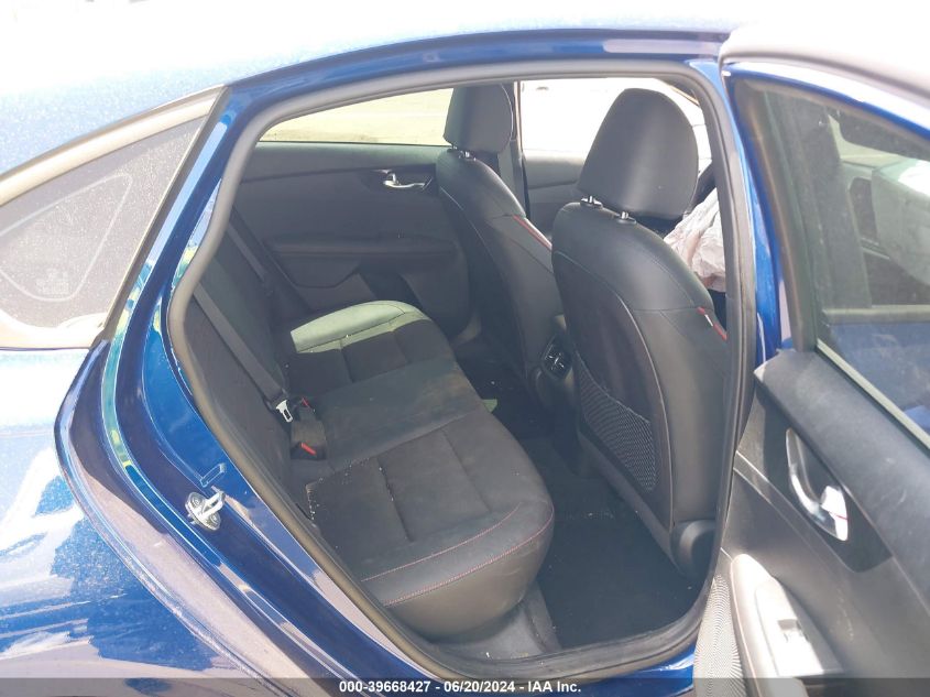 2021 Kia Forte Gt Manual VIN: 3KPF44AC3ME343395 Lot: 39668427