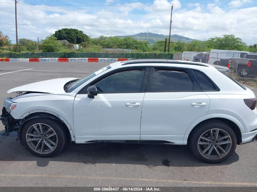 2021 Audi Q3 Premium Plus 45 Tfsi S Line Quattro Tiptronic VIN: WA1EECF3XM1152386 Lot: 39668437