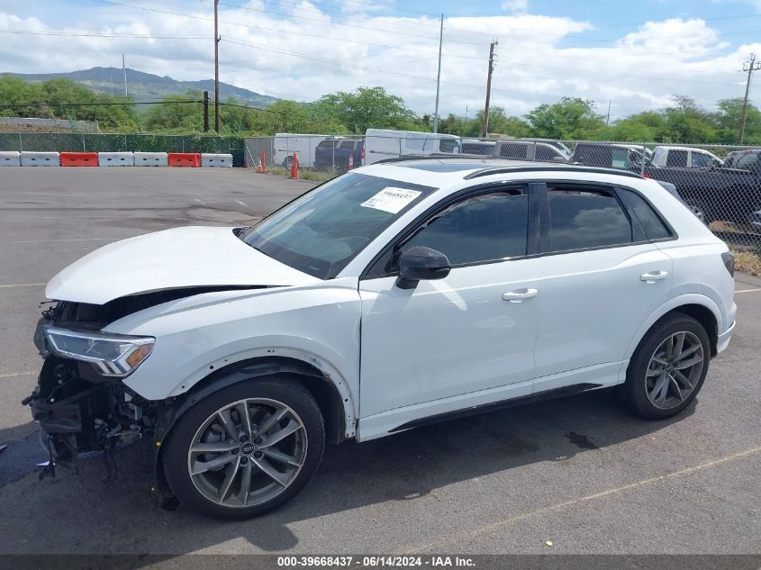 2021 Audi Q3 Premium Plus 45 Tfsi S Line Quattro Tiptronic VIN: WA1EECF3XM1152386 Lot: 39668437