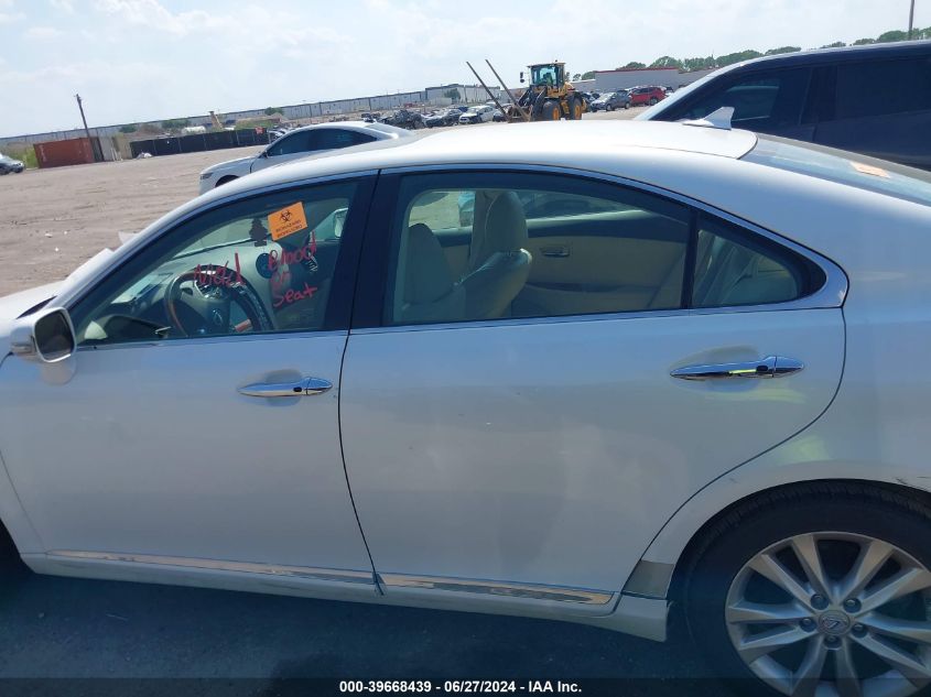 2010 Lexus Es 350 VIN: JTHBK1EG4A2365364 Lot: 39668439