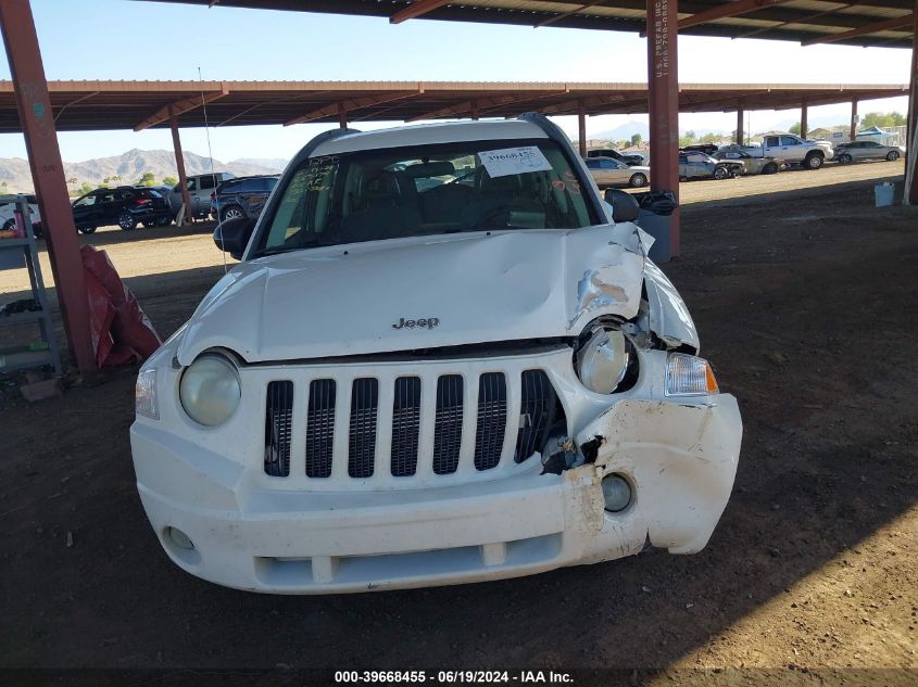 2007 Jeep Compass Sport VIN: 1J8FT47W27D171489 Lot: 39668455