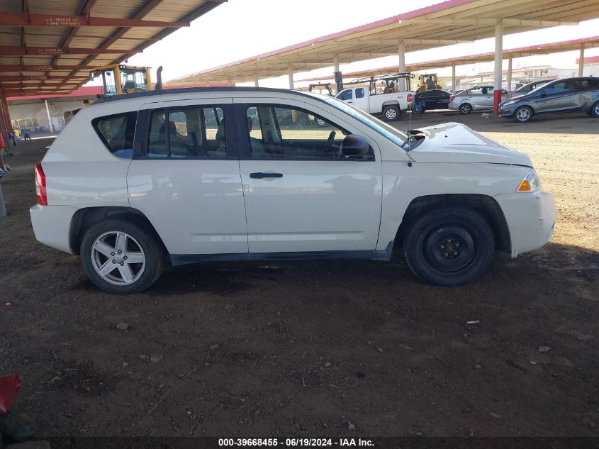 2007 Jeep Compass Sport VIN: 1J8FT47W27D171489 Lot: 39668455