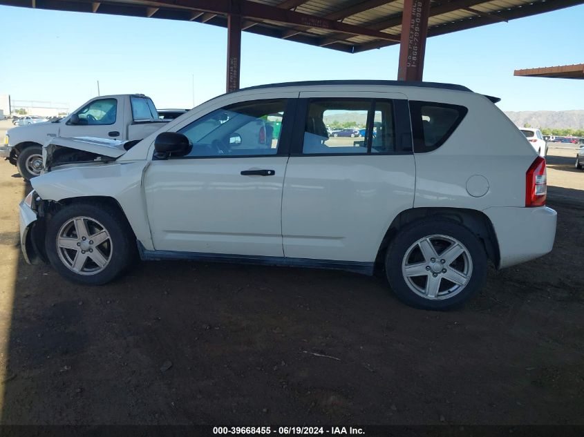 2007 Jeep Compass Sport VIN: 1J8FT47W27D171489 Lot: 39668455