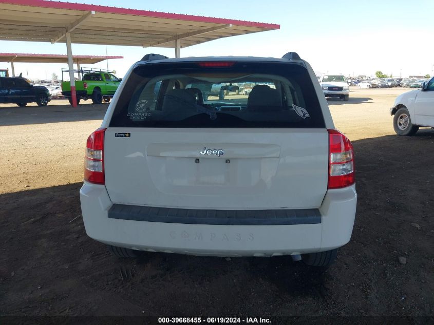 2007 Jeep Compass Sport VIN: 1J8FT47W27D171489 Lot: 39668455