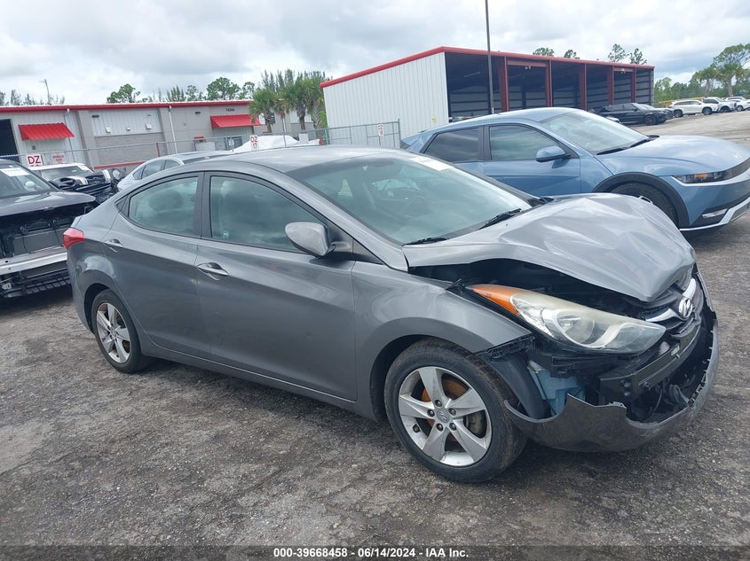 2013 Hyundai Elantra Gls VIN: 5NPDH4AE0DH396452 Lot: 39668458