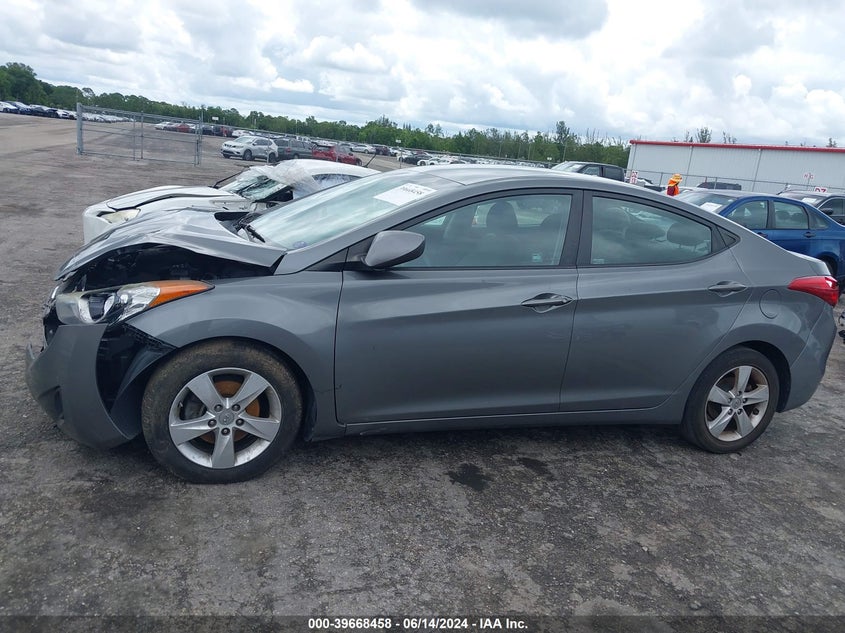 2013 Hyundai Elantra Gls VIN: 5NPDH4AE0DH396452 Lot: 39668458