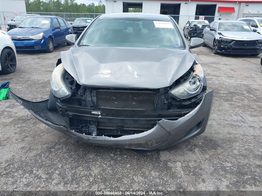 2013 Hyundai Elantra Gls VIN: 5NPDH4AE0DH396452 Lot: 39668458