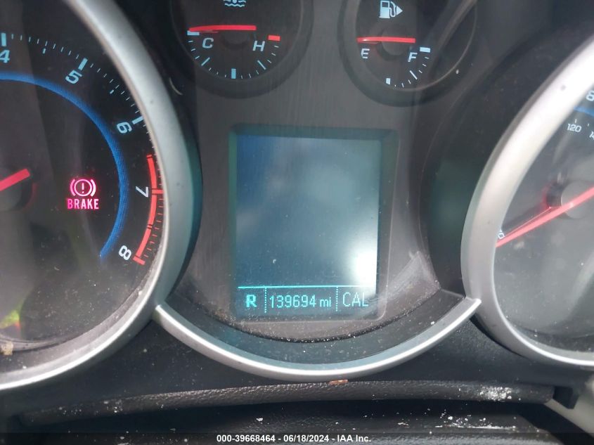 2014 Chevrolet Cruze 1Lt Auto VIN: 1G1PC5SB0E7257829 Lot: 39668464