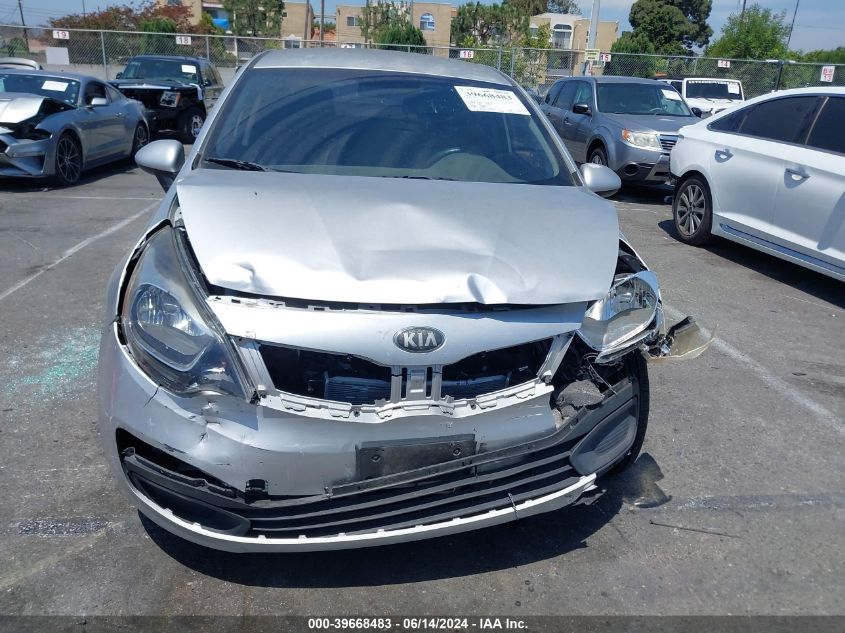 2013 Kia Rio Lx VIN: KNADM4A38D6230164 Lot: 39668483