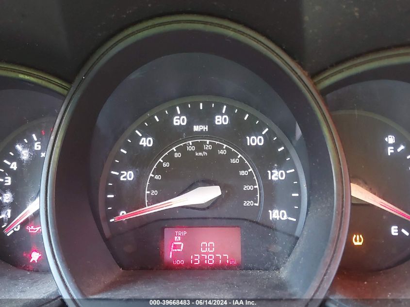 2013 Kia Rio Lx VIN: KNADM4A38D6230164 Lot: 39668483