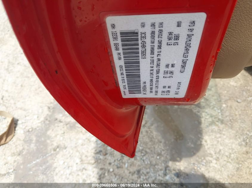 1999 Chrysler Sebring Jx VIN: 3C3EL45H8XT562619 Lot: 39668506