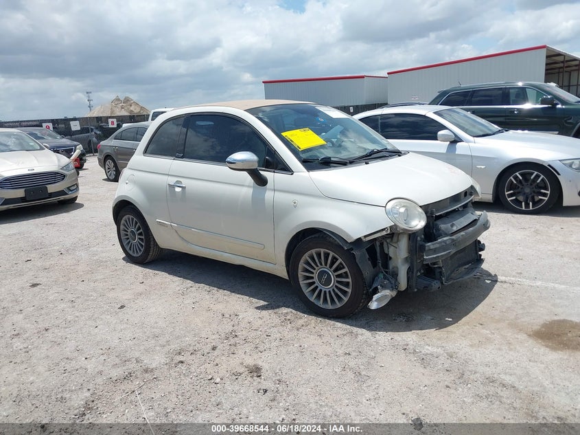 2012 Fiat 500C Lounge VIN: 3C3CFFER3CT382011 Lot: 39668544