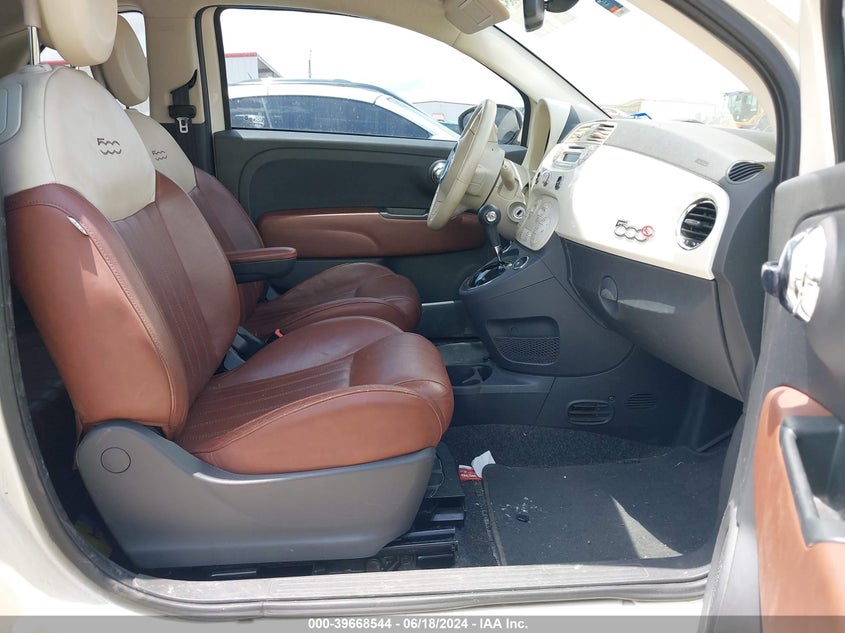 2012 Fiat 500C Lounge VIN: 3C3CFFER3CT382011 Lot: 39668544