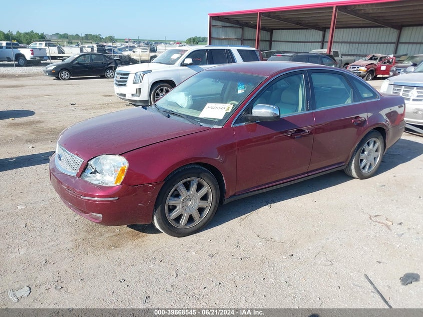 2007 Ford Five Hundred Limited VIN: 1FAHP25117G120599 Lot: 39668545