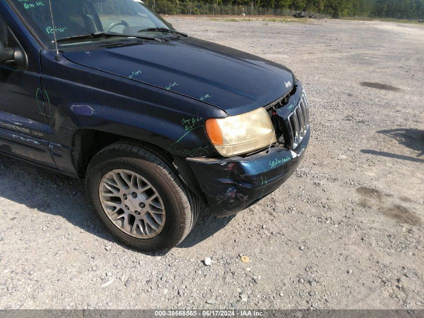 2002 Jeep Grand Cherokee Limited VIN: 1J8GX58NX2C314451 Lot: 39668565