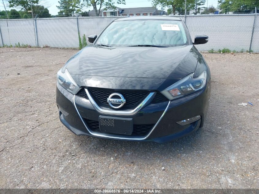 2018 Nissan Maxima 3.5 Sv VIN: 1N4AA6AP0JC384089 Lot: 39668576